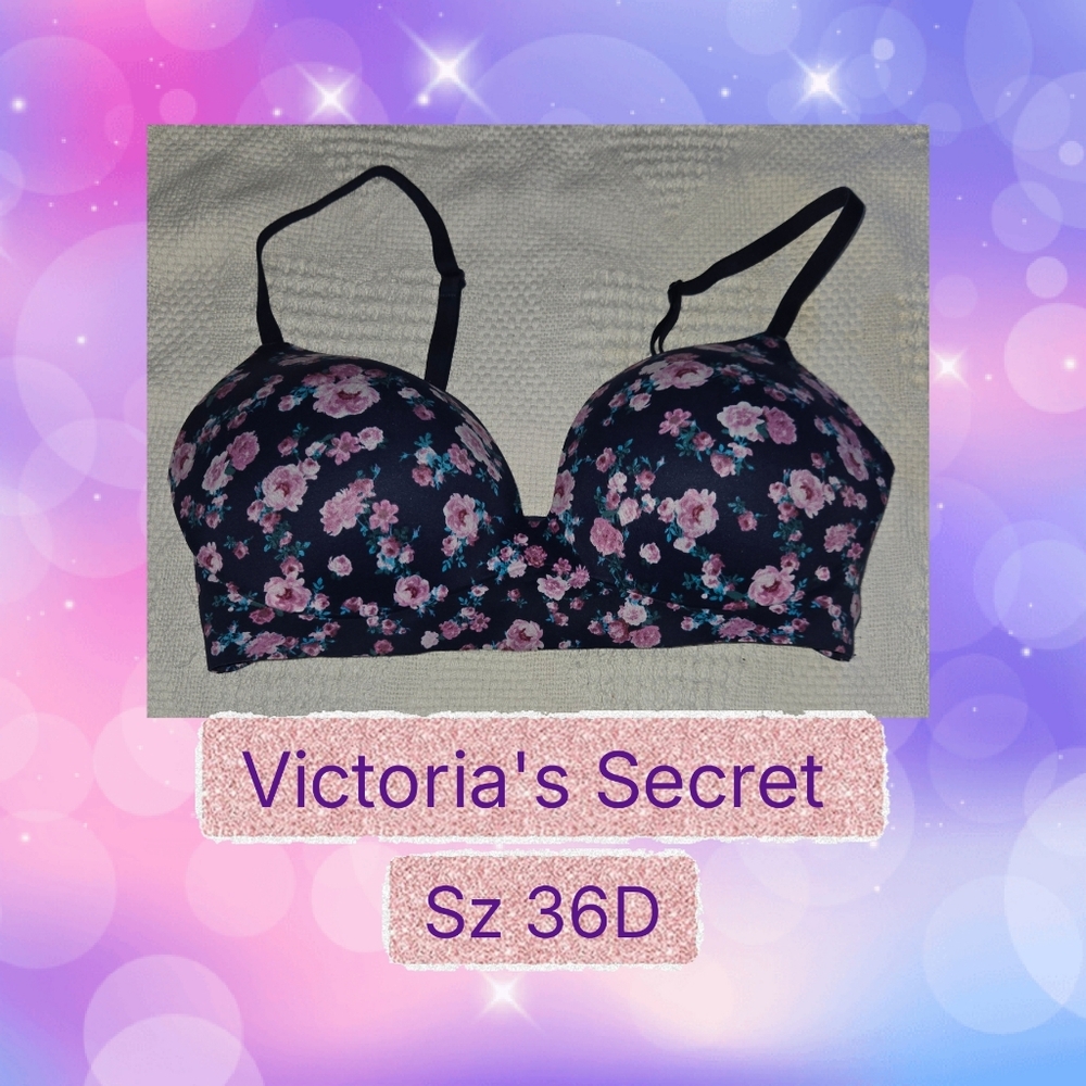 Victoria's Secret Floral Bra Sz 36D